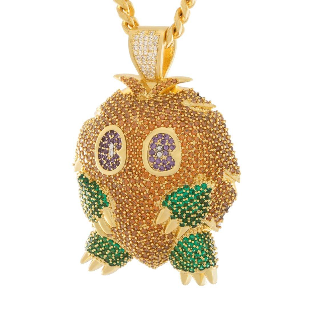 King Ice X Yu-Gi-Oh! Kuriboh Necklace - GOLD
